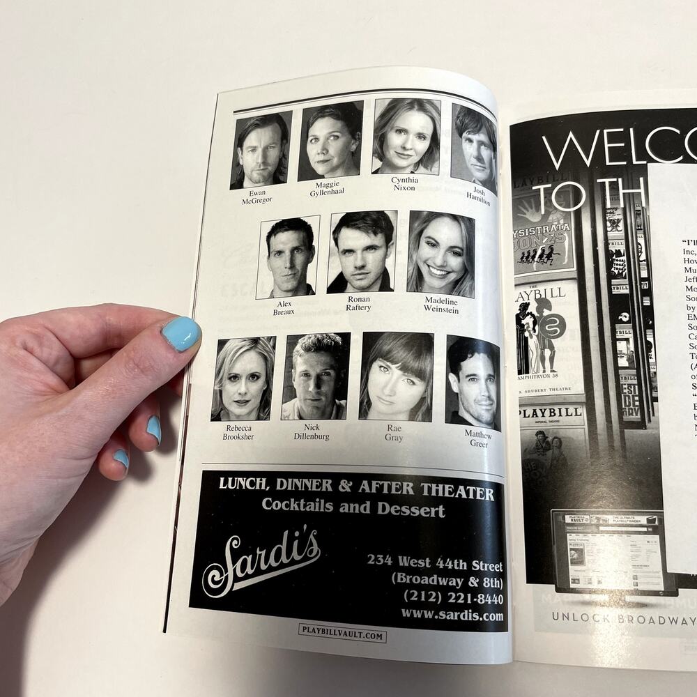 The Real Thing Playbill Broadway Ewan McGregor Maggie Gyllenhaal Cynthia Nixon - Picture 9 of 12